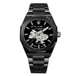 Наручний годинник Awarder 026-3D Де би не був Black Silver (1202-0535)