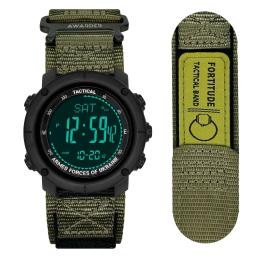 Наручний годинник Awarder 036 Nylon Black-Army Green (1202-0099)