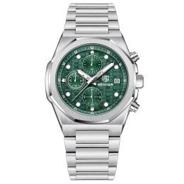 Наручний годинник Benyar BY-5216 Silver-Green (1142-0034)