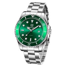Наручний годинник Benyar BY-5223 Silver-Green (1142-0049)