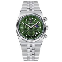 Наручний годинник Benyar BY-5225 Silver-Green (1142-0029)