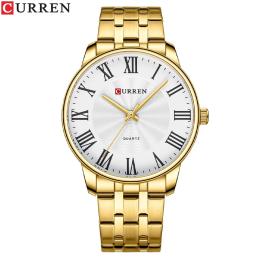 Наручний годинник Curren 8422 Gold-White (1008-0336)