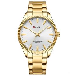 Наручний годинник Curren 8425 Gold-White (1008-0353)