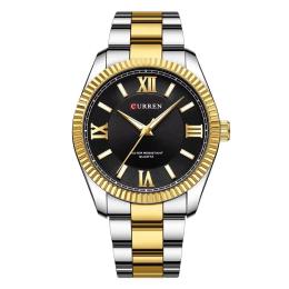 Наручний годинник Curren 8453 Gold-Silver-Black (1008-0536)
