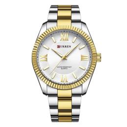 Наручний годинник Curren 8453 Gold-Silver-White (1008-0538)
