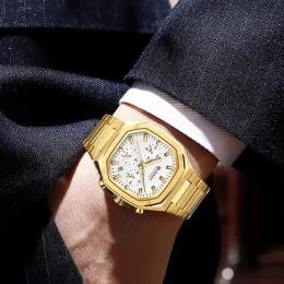 Наручний годинник Curren 8459 Gold-White (1008-0476)