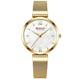Наручний годинник Curren 9067 Gold-White (1008-0548)