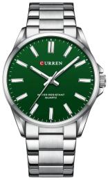 Наручний годинник Curren 9090 Silver-Green (1008-0378)
