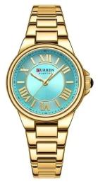 Наручний годинник Curren 9091 Gold-Blue (1008-0465)