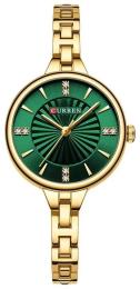 Наручний годинник Curren 9097L L Gold-Green (1008-0481)