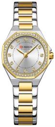 Наручний годинник Curren 9100 Silver-Gold-White (1008-0518)