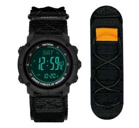 Наручний годинник Awarder 036 Nylon Tactic Black (1202-0105)