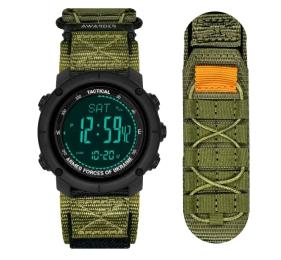 Наручний годинник Awarder 036 Nylon Tactic Black-Army Green (1202-0107)