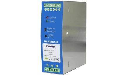 Перетворювач напруги Ewind EW-PI120W-48 на DIN-рейку 120 Вт/48 В