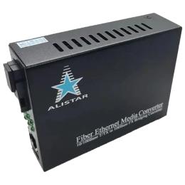 Медіаконвертер ALISTAR X3S 100M 10/100BASE-T RJ-45 - 100BASE-FX 1SM WDM SC 20KM TX1310/RX1550nm LFP