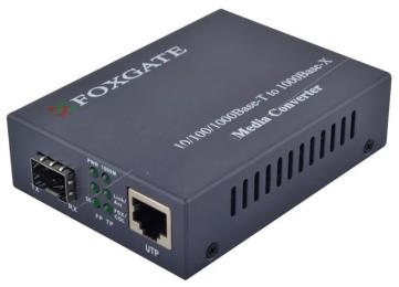 Медіаконвертер FoxGate 1000Base-TX SFP (049253)