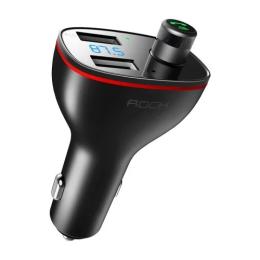 ФМ-модулятор Rock B300 Bluetooth FM Transmitter Black