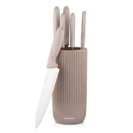 Набір ножів Ardesto Gemini, 7 предметів Beige (AR2107KH)
