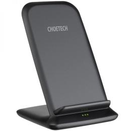 Бездротовий зарядний пристрій Choetech 15W Fast Wireless Charging Stand 2coils Black