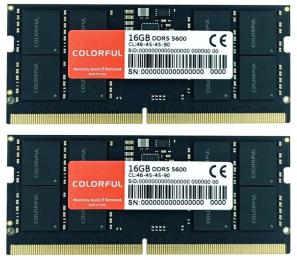 Оперативна память Colorful 32GB (2x16GB) SO-DIMM DDR5 5600 MHz CL46 (X004UP75N7)