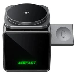 Бездротовий зарядний пристрій Acefast E34 desktop 3 в 1 Gray
