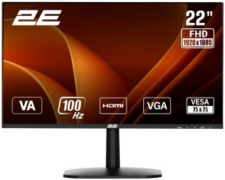 Монітор 2E A2225B Black 21.5 (2E-A2225B-01.EU)