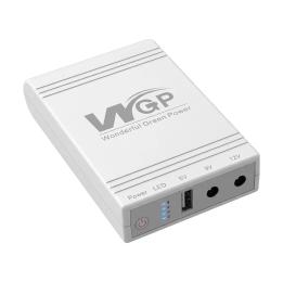 Джерело безперебійного живлення для роутера WGP Mini UPS UPS103A 10400mAh 5V/9V/12V, Li-ion 4 * 2.6Ah White