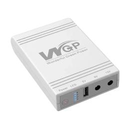 Джерело безперебійного живлення для роутера WGP Mini UPS UPS103A White 10400mAh 5V/9V/12V, Li-ion 4*2.6Ah