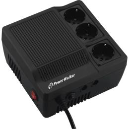 Стабілізатор напруги PowerWalker AVR 1000VA Black (10120301) (Уцінений)