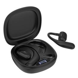 Бездротові навушники Choetech Open-ear з LED Black (BH-T25-BK)
