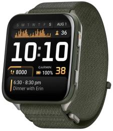 Смарт-годинник Garmin Venu X1 Moss Titanium with Moss Nylon (010-02980-23)