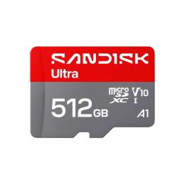 Карта памяті SanDisk microSDXC (UHS-1) Ultra 512GB class 10 A1 (195Mb/s) (adapter SD) (SDSQUJQ-512G-GZ6MA)