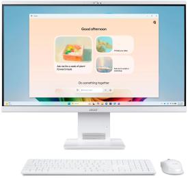 Моноблок Acer Aspire S27B-UGMTL-U 27 FHD, Intel U5-115U, 16GB, F1TB, UMA, WiFi, кл + м, Lin White