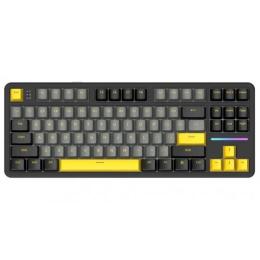 Клавіатура Attack Shark X87 RGB Linear Strawberry Switch Wireless Star Black (AS-6972792470429-SB)