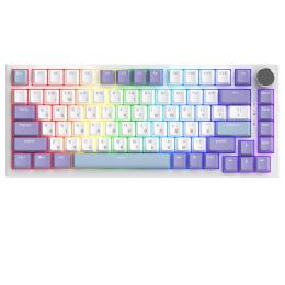 Клавіатура Ajazz AK820 Sea Salt Switch USB-C White (AK820-SS-PWB)