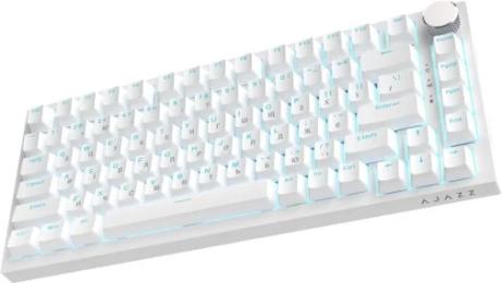 Клавіатура Ajazz AK820 Red Switch USB-C White (AK820-R-W)