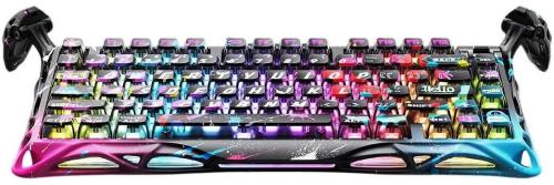 Клавіатура GravaStar Mercury V75 Pro 80keys Magnetic Jade Gaming Switch Neon Graffiti (GSV75PRO_U_CG_BLK)