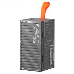 Зовнішній портативний акумулятор Remax RPP-609 Pro Container 60000mAh Gray 22.5W