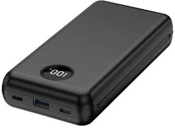 Зовнішній портативний акумулятор 2E PB3009 30000mAh Black 65W (2E-PB3009-BLACK)