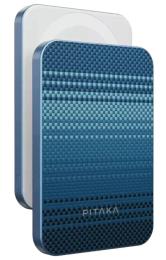 Зовнішній портативний акумулятор Pitaka Aramid Fiber Magnetic Qi2 10000mAh Moonrise (PBQ2503)