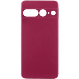 Чохол-накладка Ummi Silicone Cover Lakshmi Full Camera (AA) для Google Pixel 7 Pro Marsala