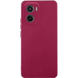 Чохол-накладка Ummi Silicone Cover Lakshmi Full Camera (AA) для Motorola Moto G06 Marsala