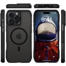 Чохол-накладка EpiK TPU Space Octagon with MagSafe для Apple iPhone 16 Pro (6.3) Carbon Black