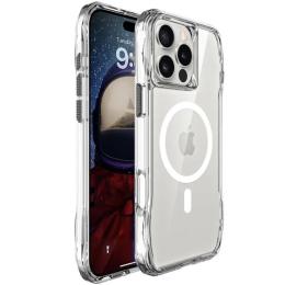 Чохол-накладка EpiK TPU Space Octagon with MagSafe для Apple iPhone 16 Pro Max (6.9) Clear