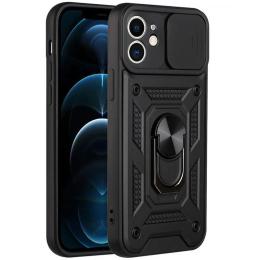 Чохол-накладка Ummi Camshield Serge Ring для Apple iPhone 11 (6.1) Black