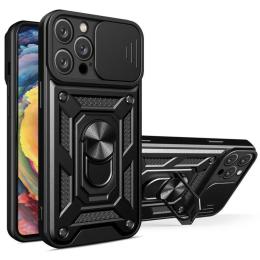 Чохол-накладка Ummi Camshield Serge Ring для Apple iPhone 12 Pro/12 (6.1) Black