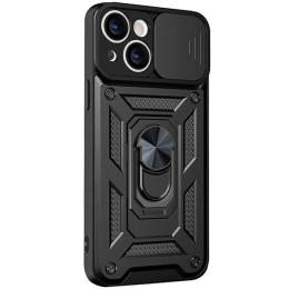 Чохол-накладка Ummi Camshield Serge Ring для Apple iPhone 14 (6.1) Black