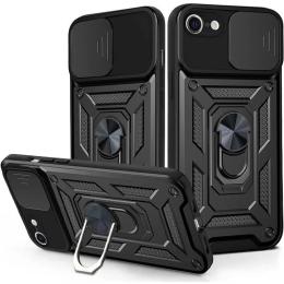 Чохол-накладка Ummi Camshield Serge Ring для Apple iPhone 7/8/SE (2020) (4.7) Black