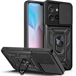 Чохол-накладка Ummi Camshield Serge Ring для Motorola Edge 50 Neo/60 Neo Black