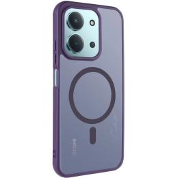 Чохол-накладка EpiK TPU Bloom with MagSafe для Xiaomi Redmi 15C Purple